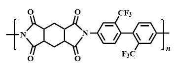 Figure 24. Chemical structure of the transparent polyimide film.