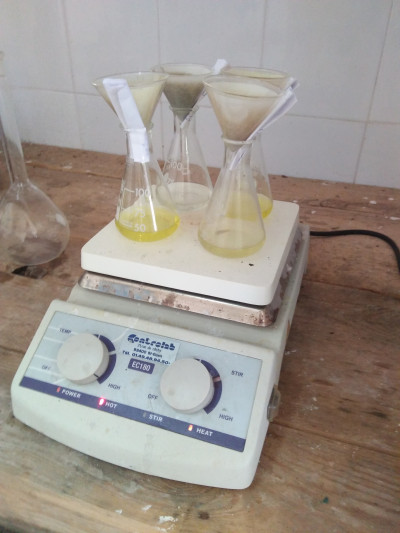 Place the Samples in the Boiling Position