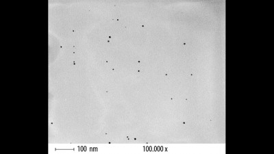 Transmission Electron Microscopy (TEM) Micrograph of Gold Nanoparticles