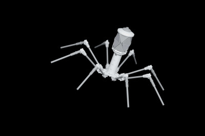 Lego Model of a Bacteriophage