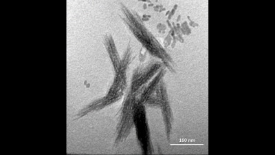 Transmission Electron Microscopy of Nanosized FeS Embedded in Polystyrene