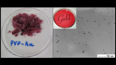 Gold Nanoparticles Embedded in Polyvinylpyrrolidone