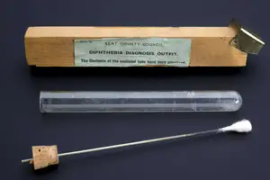 Throat Swab Used for Diagnosing Diphtheria, England, 1901–1930