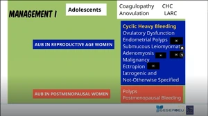 Management of Abnormal Uterine Bleeding