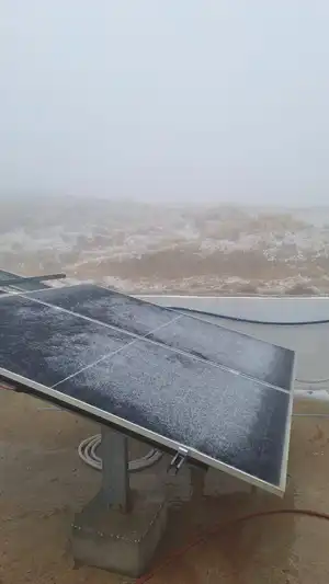 The Effect of the Snow on the Solar Panel