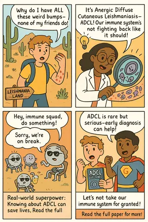 Anergic Diffuse Cutaneous Leishmaniasis Comic: Marwa Omar