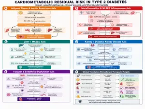 Organ-Specific Pathways of Cardiometabolic Residual Risk in Diabetes