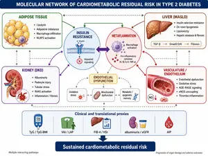 Molecular Network of Cardiometabolic Residual Risk in Type 2 Diabetes
