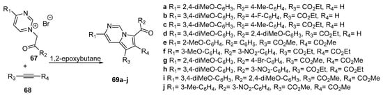 Synthesis of Fluorescent Five- and Six-Membered Ring Azaheterocycles